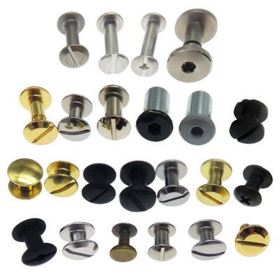 Tornos de Chicago para cinturón de cuero de hombre y mujer de oro de aluminio titanio de acero inoxidable de latón