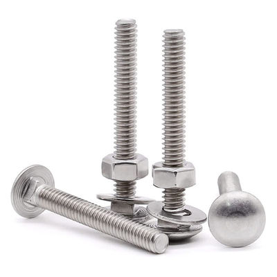 316 Paslanmaz Çelik M8 Taşıma Boltları Yuvarlak Başlı Metal Bolt Bağlama ve Dekorasyon İçin