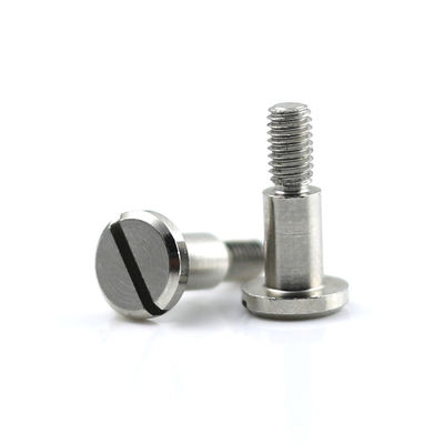 Metric M3 ISO 9001 Certified Half Threaded Nickel Plated Step Shoulder Screw for Precision Alignment