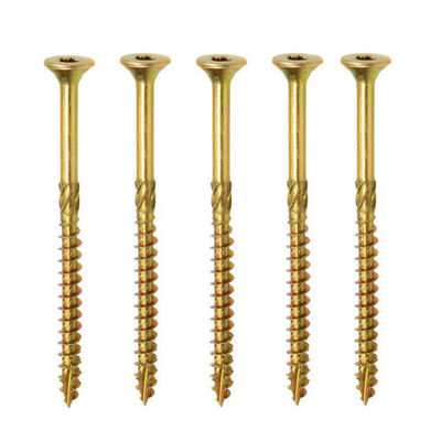 Type 17 Torx Screw 16-180 mm en zinc jaune selon la norme DIN