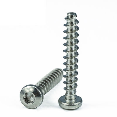 1mm-500mm longitud acero inoxidable pasivación Torso de accionamiento de hilos formando PT tornillo para plásticos