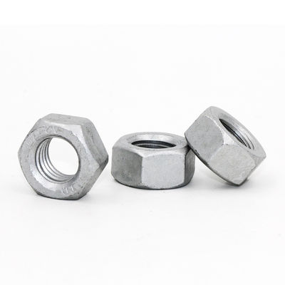Gri Dacromet kaplı Hex Nut Yüksek korozyon direnci M6/M8/M10 Otomotiv / İnşaat / Deniz uygulamaları için