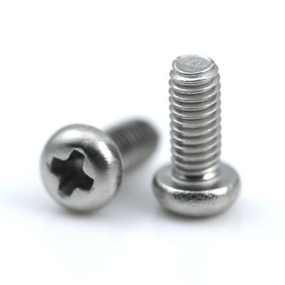 A2-70 de acero inoxidable M1.7 Phillips Pan cabeza de tornillo de precisión para aplicaciones electrónicas